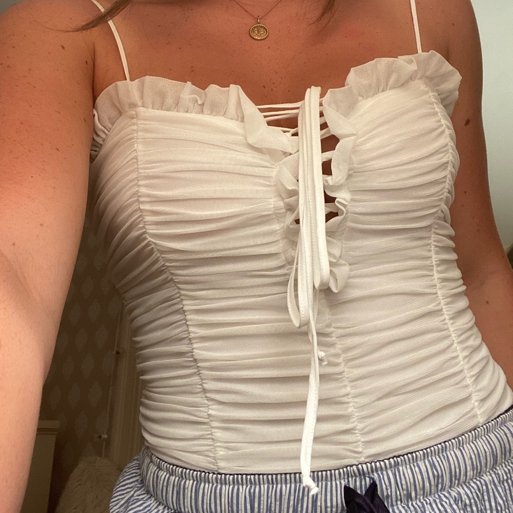 RUCHED BODYSUIT
